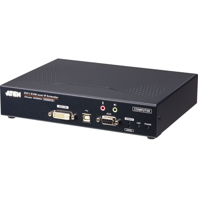 ATEN DVI-I Single Display KVM over IP Transmitter KE6900AT