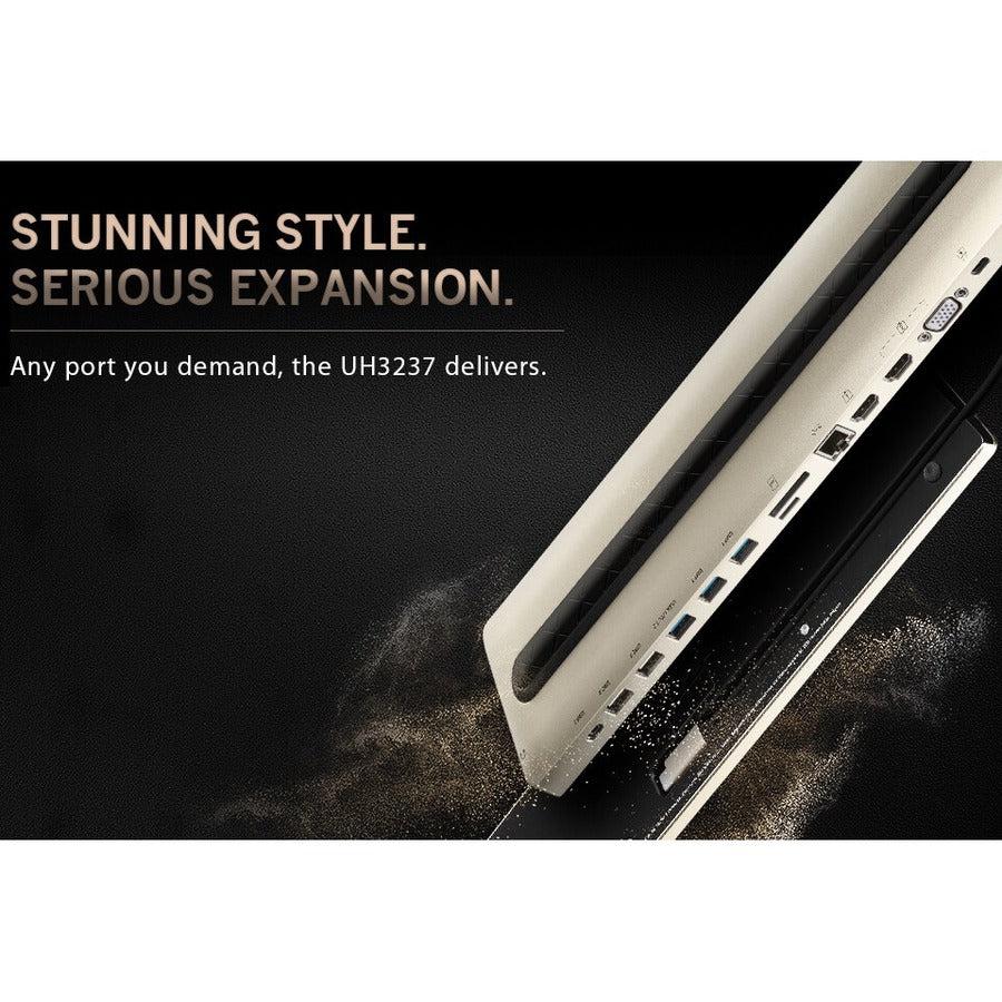 ATEN UH3237 USB-C Multiport Dock with Power Pass-Through