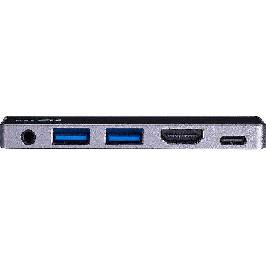 ATEN UH3238 USB-C Travel Dock with Power Pass-Through