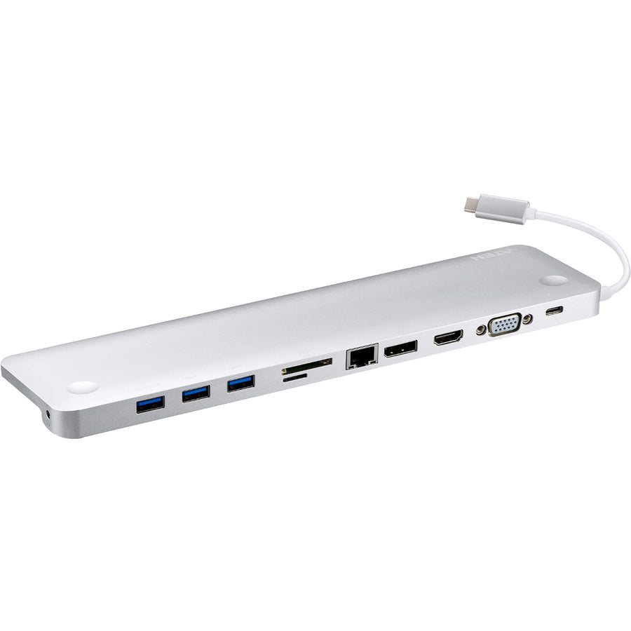 ATEN USB-C Multiport Dock with Power Pass-Through UH3234