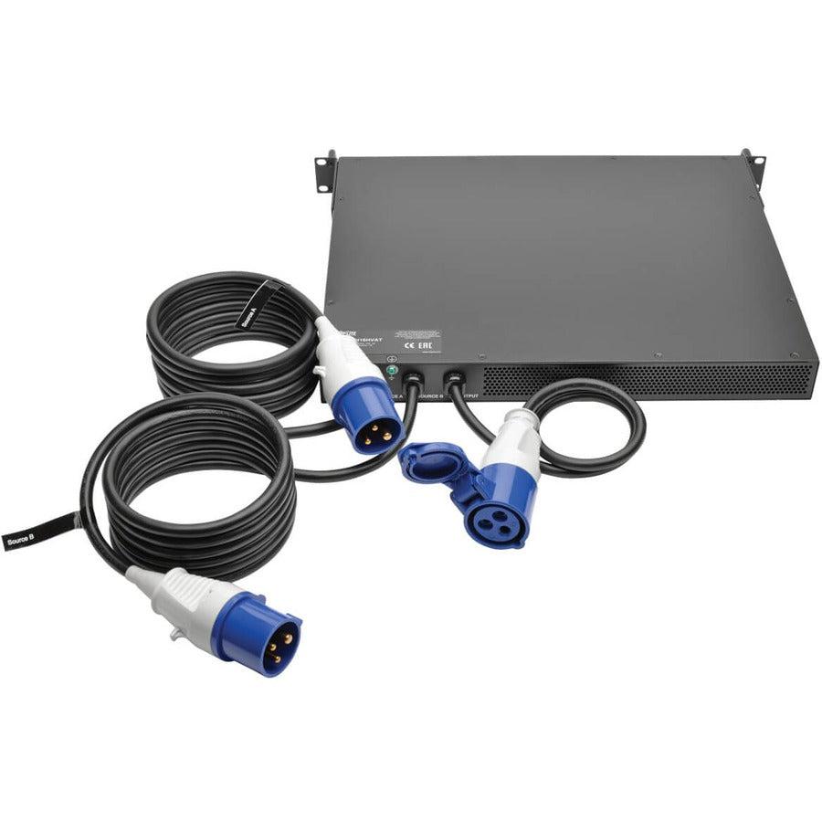 ATS PDU Monitored Power Distribution Unit - 3.8kW Single-Phase IEC309 16A | Tripp Lite by Eaton PDUMNH16HVAT