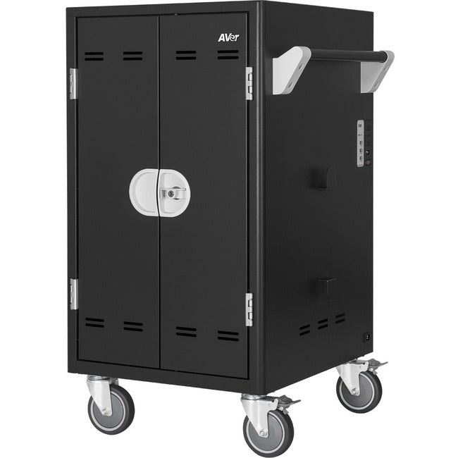 AVerCharge X30i 30 Device Intelligent Charging Cart - Chromebook Laptop Tablet | TecISoft CHRGEX30I