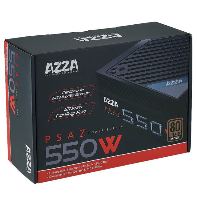 Azza Psaz-550W 80+ Bronze 550W Ps