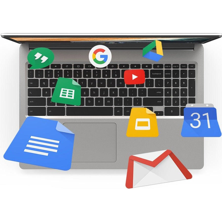 Acer Chromebook 315 Cb315-4Ht - Intel Pentium Silver N6000 / 1.1 Ghz - Chrome Os - Uhd Graphics - 8 Gb Ram - 64 Gb Emmc - 15.6" Touchscreen 1920 X 1080 (Full Hd) - Wi-Fi 6 - Pure Silver - Kbd: Us