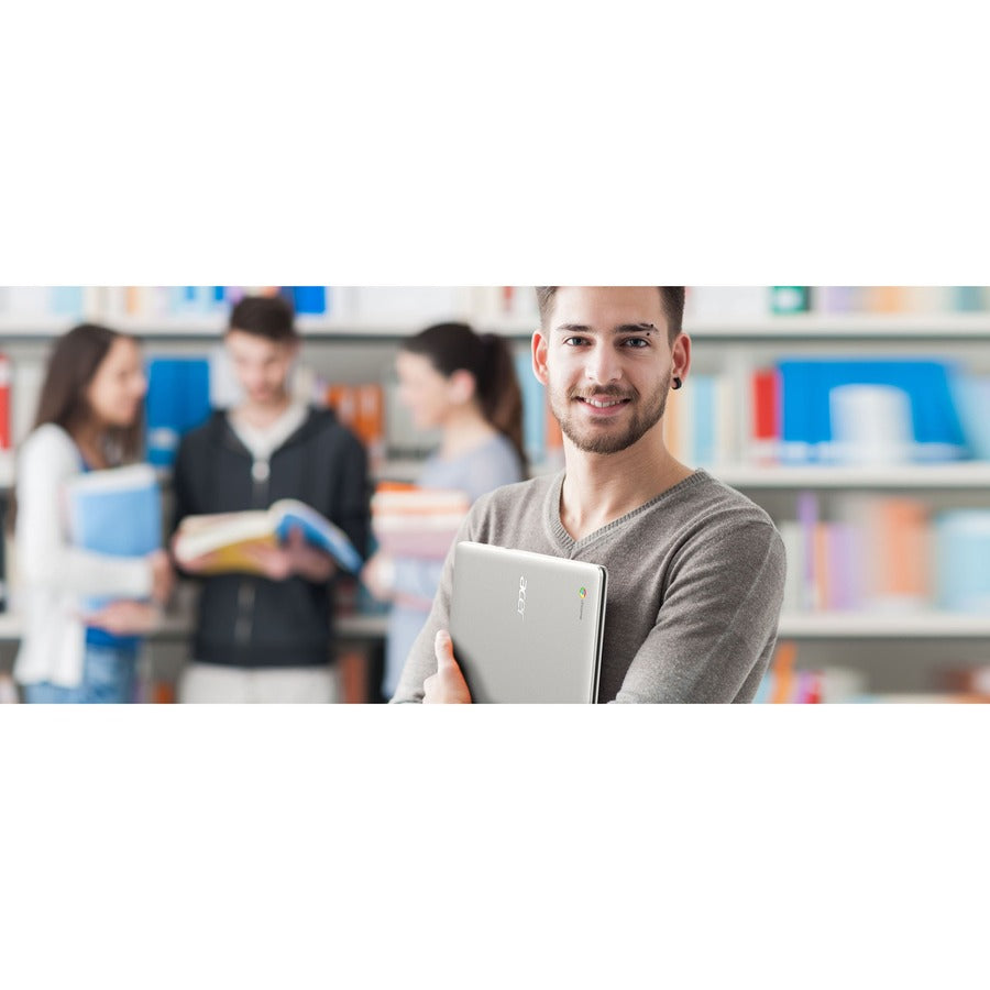 Acer Chromebook 315 Cb315-4Ht - Intel Pentium Silver N6000 / 1.1 Ghz - Chrome Os - Uhd Graphics - 8 Gb Ram - 64 Gb Emmc - 15.6" Touchscreen 1920 X 1080 (Full Hd) - Wi-Fi 6 - Pure Silver - Kbd: Us