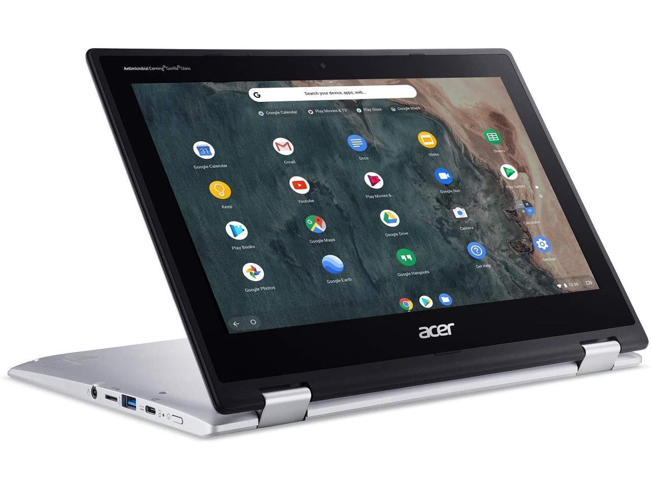 Acer Chromebook Spin 311 Cp311-2H-C679 11.6 Inch Intel Celeron N4000 1.1Ghz/ 4Gb Lpddr4/ Usb3.1/ Chrome Laptop (Pure Silver)