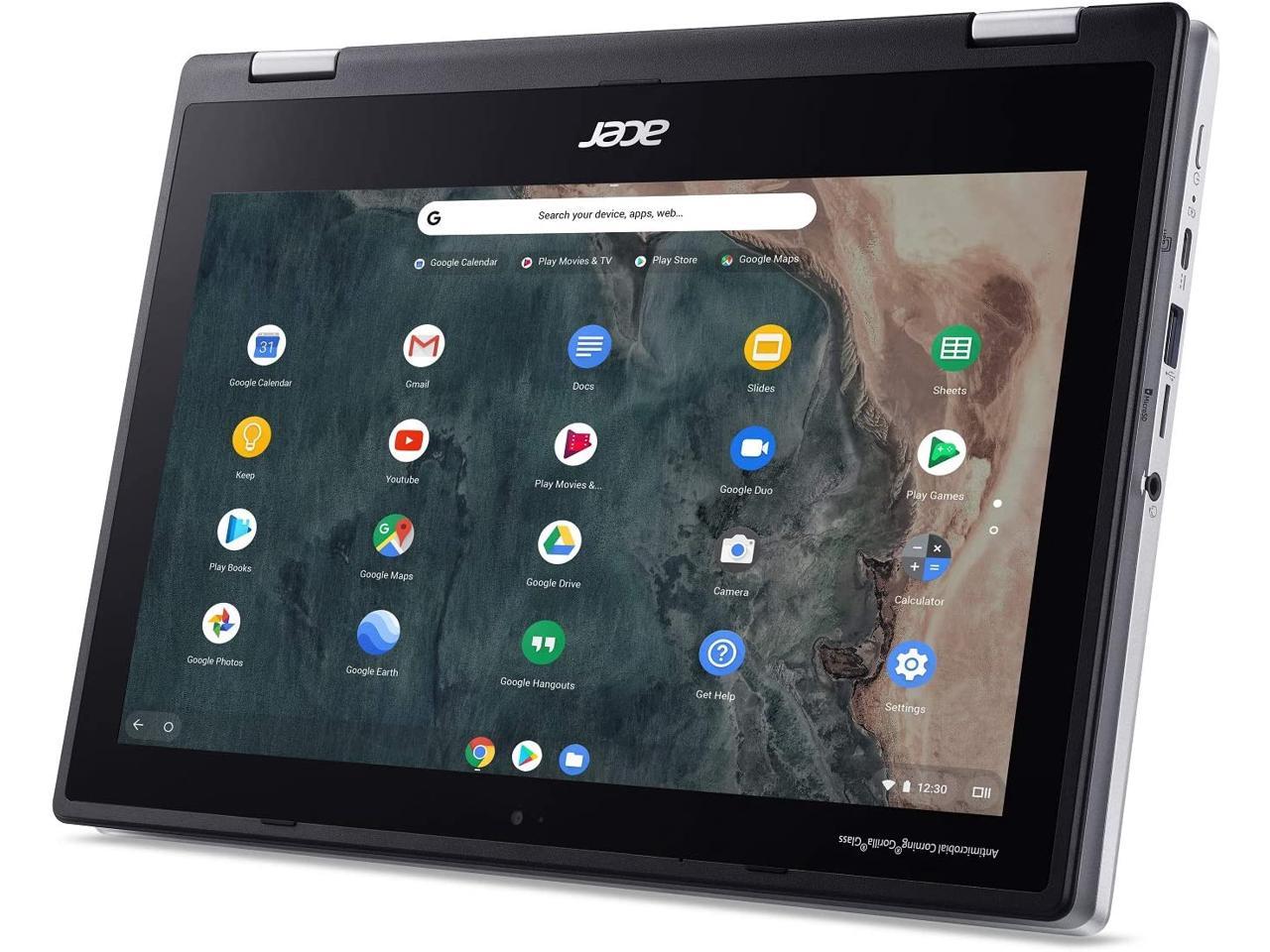 Acer Chromebook Spin 311 Cp311-2H-C679 11.6 Inch Intel Celeron N4000 1.1Ghz/ 4Gb Lpddr4/ Usb3.1/ Chrome Laptop (Pure Silver)
