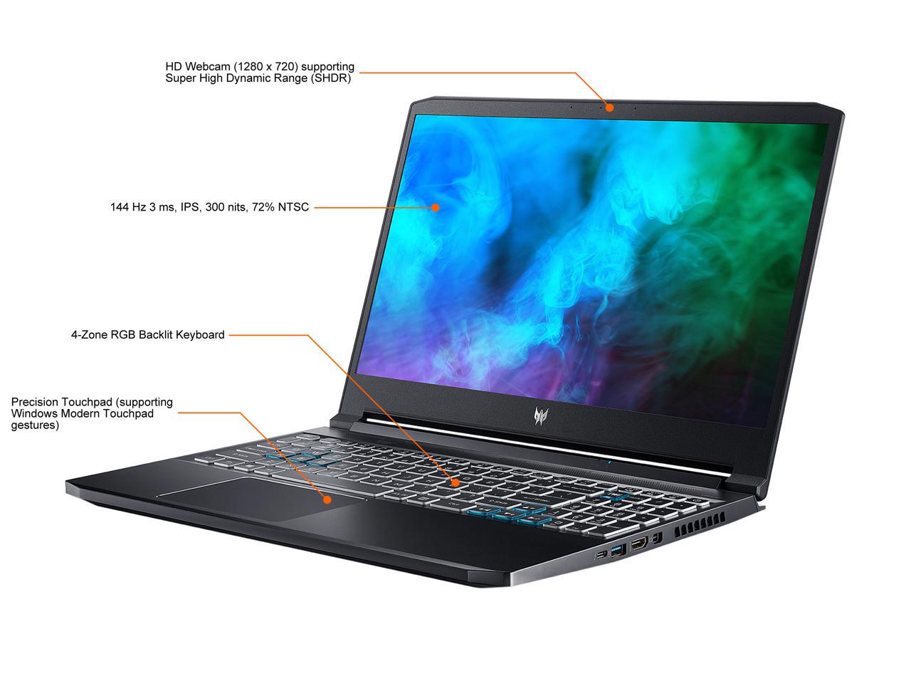 Acer Predator Triton 300 - 15.6" 144 Hz Ips - Intel Core I7 11Th Gen 11800H (2.30Ghz) - Nvidia