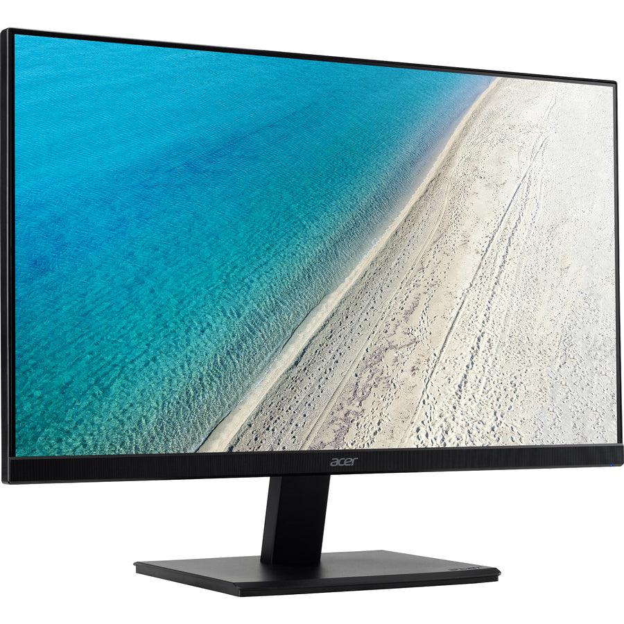Acer V7 V247Yu Bmiipx 60.5 Cm (23.8") 2560 X 1440 Pixels Quad Hd Lcd Black