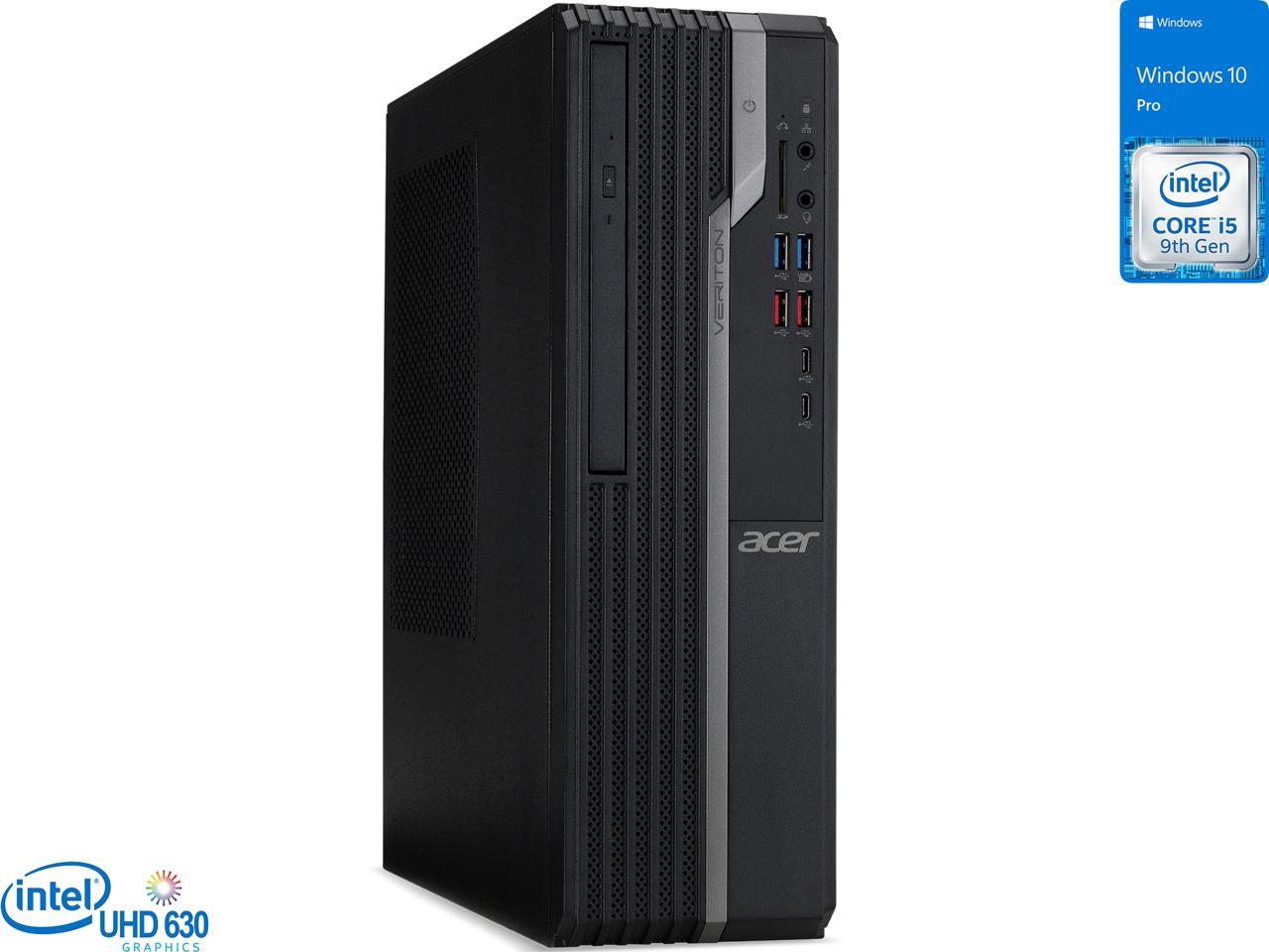 Acer Veriton X4 Desktop, Intel Core I5-9400 Upto 4.1Ghz, 16Gb Ram, 512Gb Ssd, Dvdrw, Displayport,