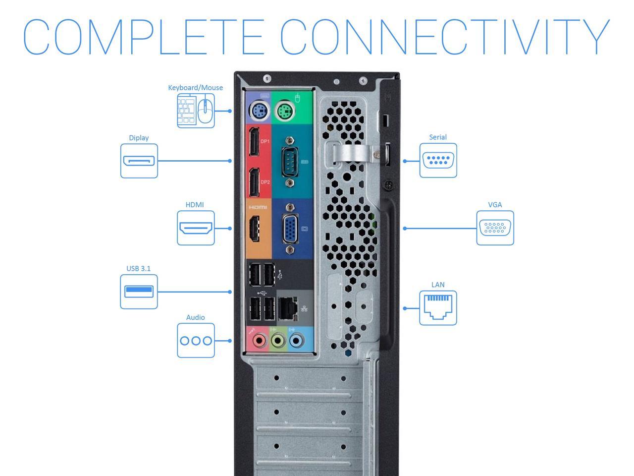 Acer Veriton X4 Desktop, Intel Core I5-9400 Upto 4.1Ghz, 16Gb Ram, 512Gb Ssd, Dvdrw, Displayport,