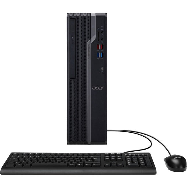 Acer Veriton X4 Vx4680G - Sff - Core I5 11400 / 2.6 Ghz - Ram 16 Gb - Ssd 512 Gb - Dvd-Writer - Uhd Graphics 730 - Gige - Wlan: Bluetooth 5.0, 802.11A/B/G/N/Ac/Ax - Win 10 Pro 64-Bit - Monitor: None - Space Gray
