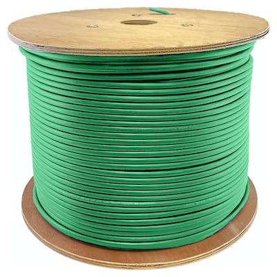 AddOn 1000ft Non-Terminated Green Cat6 STP Plenum Rated Copper Patch Cable ADD-CAT6BULK1KSP-GN
