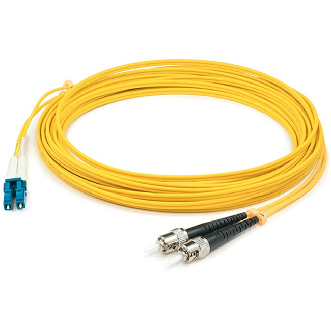 AddOn 16m LC (Male) to ST (Male) Straight Yellow OS2 Duplex LSZH Fiber Patch Cable ADD-ST-LC-16M9SMFLZ