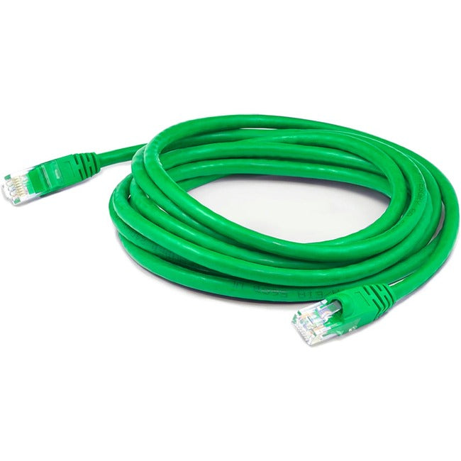 AddOn 40ft Green CAT 6 Slim PVC Ethernet Cable Snagless Clear-Claw RJ-45 M/M ADD-40FSLCAT6-GN