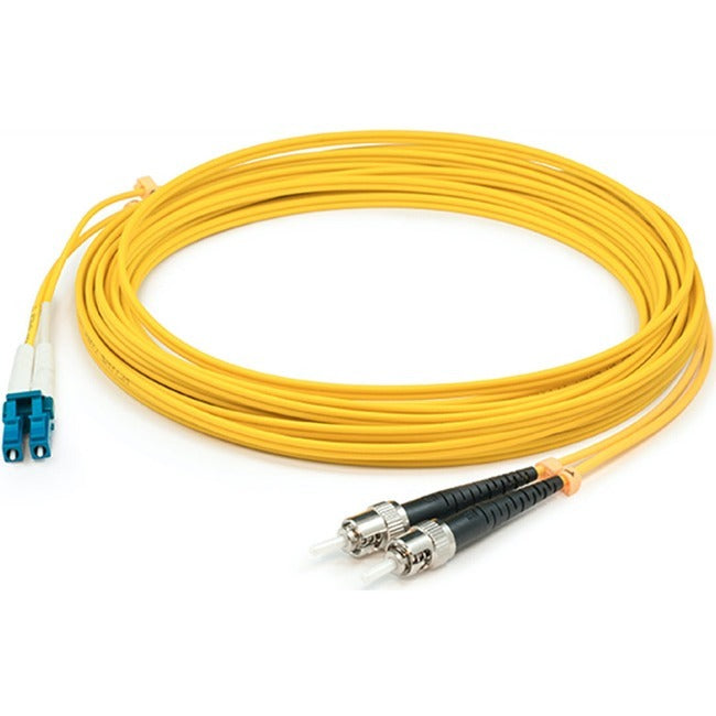 AddOn 40m LC (Male) to ST (Male) Straight Yellow OS2 Duplex LSZH Fiber Patch Cable ADD-ST-LC-40M9SMFLZ