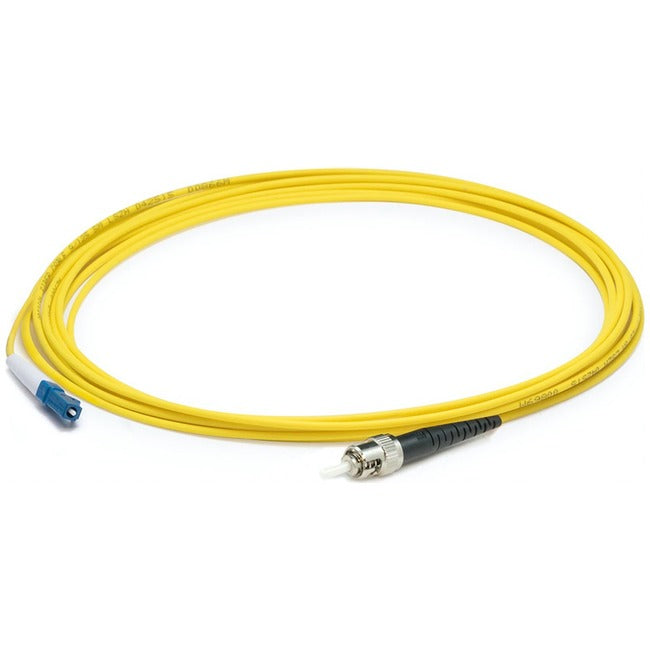AddOn 58m LC (Male) to ST (Male) Straight Yellow OS2 Simplex Plenum Fiber Patch Cable ADD-ST-LC-58MS9SMFP