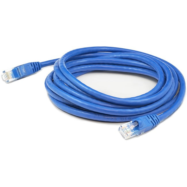 AddOn 6in Blue CAT 6 Shielded PVC Ethernet Cable Snagless Bubble Boot RJ-45 M/M ADD-0.5FCAT6S-BE