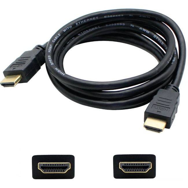 AddOn 75ft HDMI Male to HDMI Male Black Cable For Resolution Up to 4096x2160 (DCI 4K) HDMIHSMM75