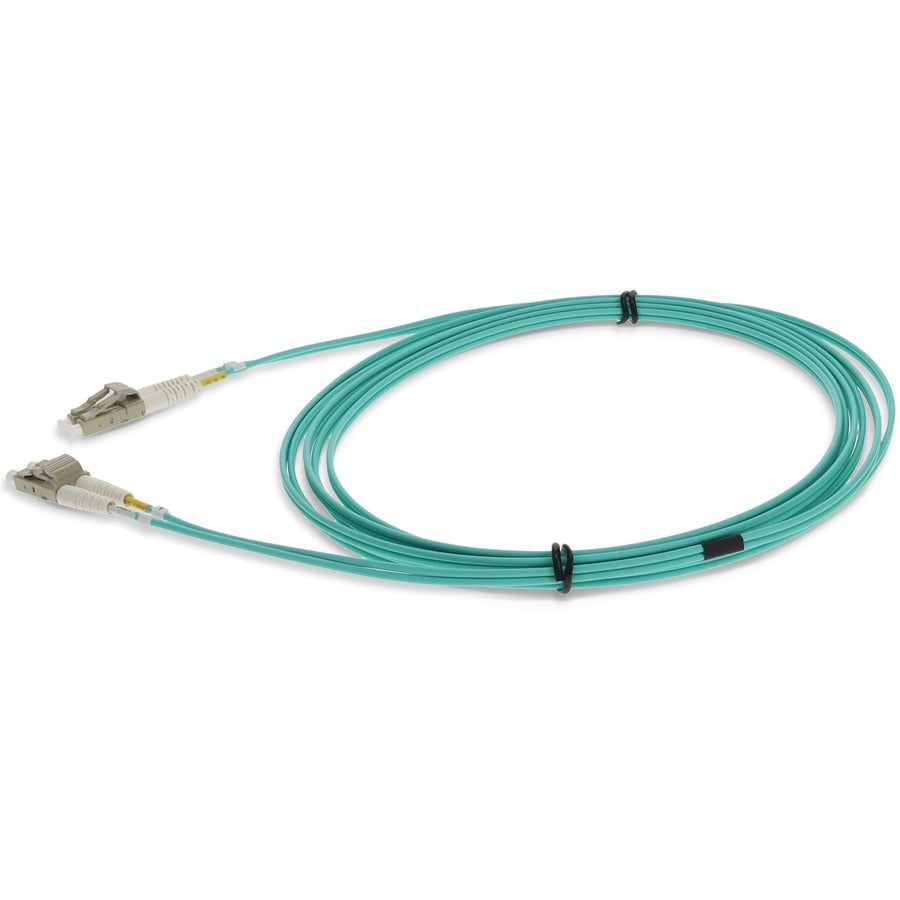 AddOn 7m LC (Male) to LC (Male) Straight Aqua OM4 Duplex LSZH Fiber Patch Cable ADD-LC-LC-7M5OM4LZ