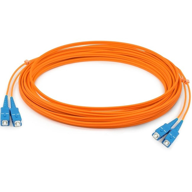 AddOn 8m SC (Male) to SC (Male) Orange OM1 Duplex Fiber OFNR (Riser-Rated) Patch Cable ADD-SC-SC-8M6MMF