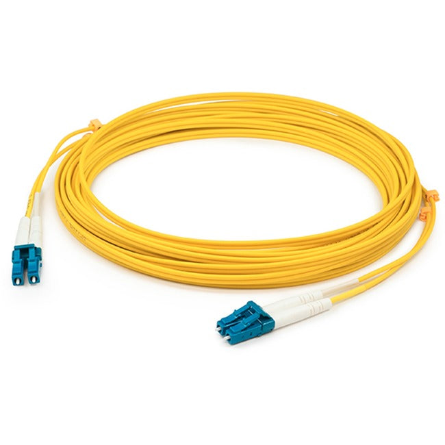 AddOn 95m LC (Male) to LC (Male) Straight Yellow OS2 Duplex Plenum Fiber Patch Cable ADD-LC-LC-95M9SMFP
