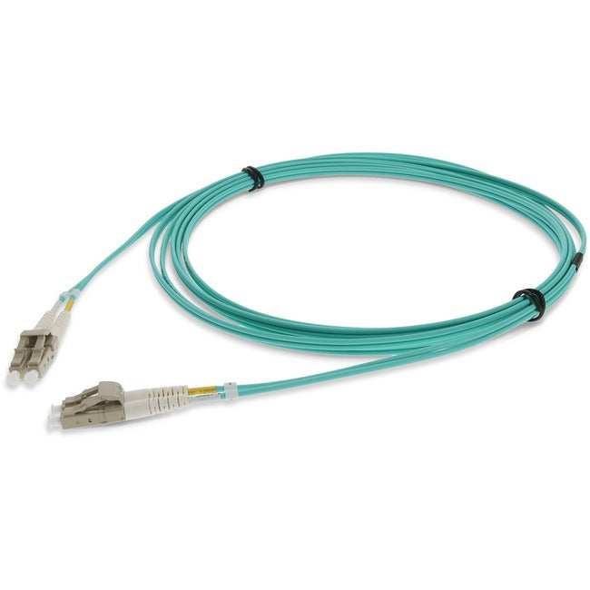 AddOn 9m LC (Male) to LC (Male) Straight Aqua OM4 Duplex LSZH Fiber Patch Cable ADD-LC-LC-9M5OM4LZ