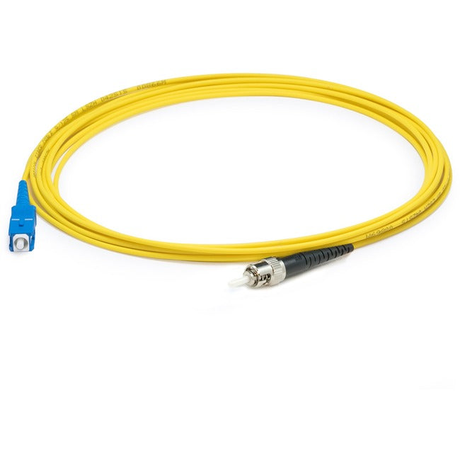 AddOn 9m SC (Male) to ST (Male) Straight Yellow OS2 Simplex Plenum Fiber Patch Cable ADD-ST-SC-9MS9SMFP