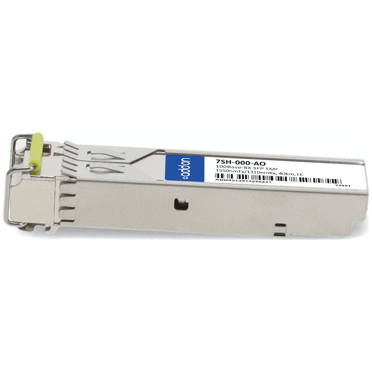 AddOn Accedian 7SH-000 Compatible TAA Compliant 100Base-BX SFP Transceiver (SMF, 1550nmTx/1310nmRx, 40km, LC) 7SH-000-AO