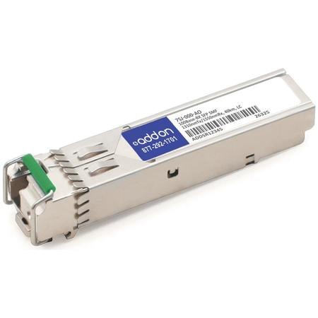 AddOn Accedian 7SJ-000 Compatible TAA Compliant 100Base-BX SFP Transceiver (SMF, 1310nmTx/1550nmRx, 40km, LC) 7SJ-000-AO