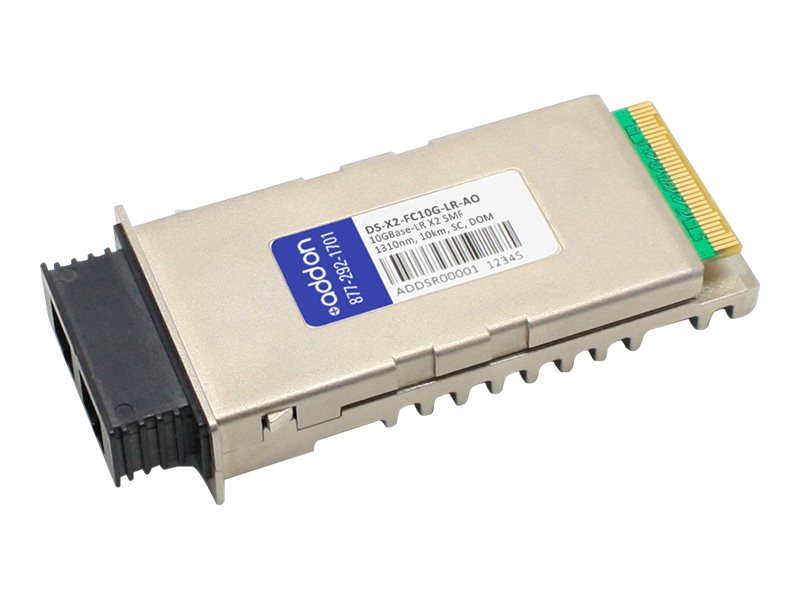 Addon Cisco Ds-X2-Fc10G-Lr Compatible Taa Compliant 10Gbase-Lr X2 Transceiver (Smf, 1310Nm, 10Km, Sc, Dom)