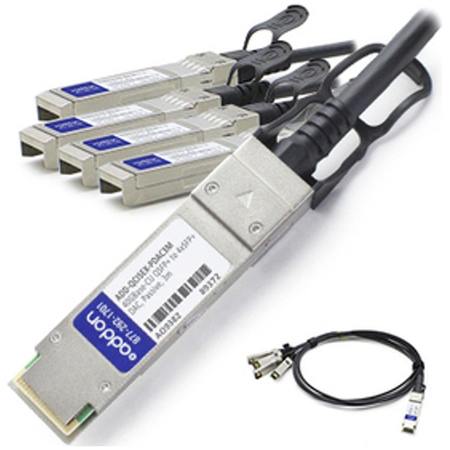 AddOn Cisco QSFP-4SFP10G-CU3M to Extreme Networks 10305 Compatible TAA Compliant 40GBase-CU QSFP+ to 4xSFP+ Direct Attach Cable (Passive Twinax, 3m) ADD-QCISEX-PDAC3M