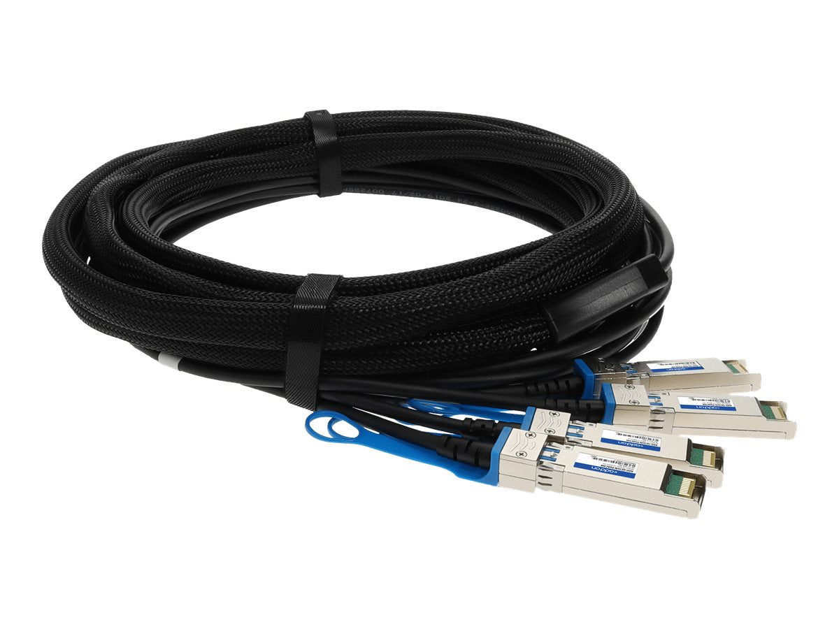 AddOn Cisco QSFP-4SFP10G-CU3M to Intel XDACBL3M Compatible TAA Compliant 40GBase-CU QSFP+ to 4xSFP+ Direct Attach Cable (Passive Twinax, 3m) ADD-QCISIN-PDAC3M