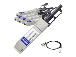 AddOn Cisco QSFP-4SFP10G-CU3M to Intel XDACBL3M Compatible TAA Compliant 40GBase-CU QSFP+ to 4xSFP+ Direct Attach Cable (Passive Twinax, 3m) ADD-QCISIN-PDAC3M