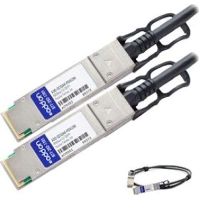 AddOn Cisco QSFP-H40G-CU2M to Arista Networks CAB-Q-Q-2M Compatible TAA Compliant 40GBase-CU QSFP+ to QSFP+ Direct Attach Cable (Passive Twinax, 2m) ADD-QCIQAR-PDAC2M