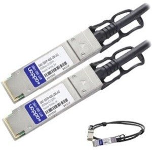 AddOn Dell DAC-QSFP-40G-1M Compatible TAA Compliant 40GBase-CU QSFP+ to QSFP+ Direct Attach Cable (Passive Twinax, 1m) DAC-QSFP-40G-1M-AO
