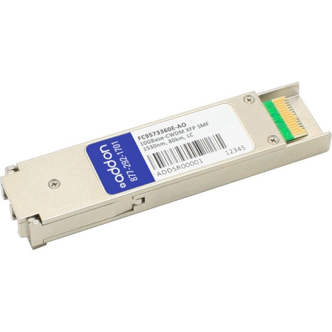 AddOn Fujitsu FC9573360E Compatible TAA Compliant 10GBase-CWDM XFP Transceiver (SMF, 1530nm, 80km, LC) FC9573360E-AO