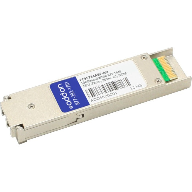 AddOn Fujitsu FC95734ABF Compatible TAA Compliant 10GBase-DWDM 100GHz XFP Transceiver (SMF, 1551.72nm, 80km, LC, DOM) FC95734ABF-AO
