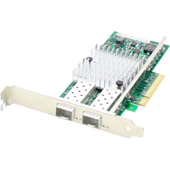 AddOn HP 614203-B21 Comparable 10Gbs Dual Open SFP+ Port Network Interface Card with PXE boot 614203-B21-AO