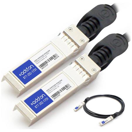 AddOn HP JD096B-2M to Arista Networks CAB-SFP-SFP-2M Compatible TAA Compliant 10GBase-CU SFP+ to SFP+ Direct Attach Cable (Passive Twinax, 2m) ADD-SHPCSAR-PDAC2M