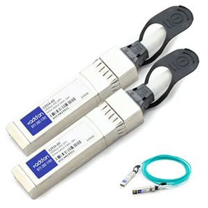 AddOn HP JL291A Compatible TAA Compliant 10GBase-AOC SFP+ to SFP+ Direct Attach Cable (850nm, MMF, 10m) JL291A-AO