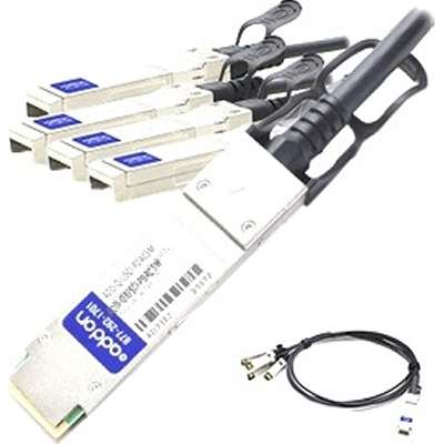 AddOn Juniper Networks QFX-QSFP-DACBO-3M to Cisco SFP-H10GB-CU3M Compatible TAA Compliant 40GBase-CU QSFP+ to 4xSFP+ Direct Attach Cable (Passive Twinax, 3m) ADD-QJUSCI-PDAC3M