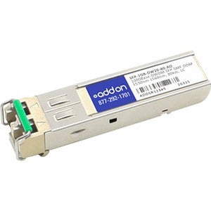 Addon Msa And Taa Compliant 1000Base-Dwdm 100Ghz Sfp Transceiver (Smf, 1546.12Nm, 80Km, Lc, Dom)