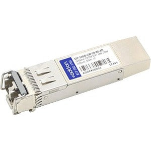 Addon Msa And Taa Compliant 10Gbase-Cwdm Sfp+ Transceiver (Smf, 1390Nm, 80Km, Lc, Dom)