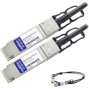 AddOn MSA and TAA Compliant 40GBase-CU QSFP+ to QSFP+ Direct Attach Cable (Passive Twinax, 0.5m) QSFP-40G-PDAC50CM-AO