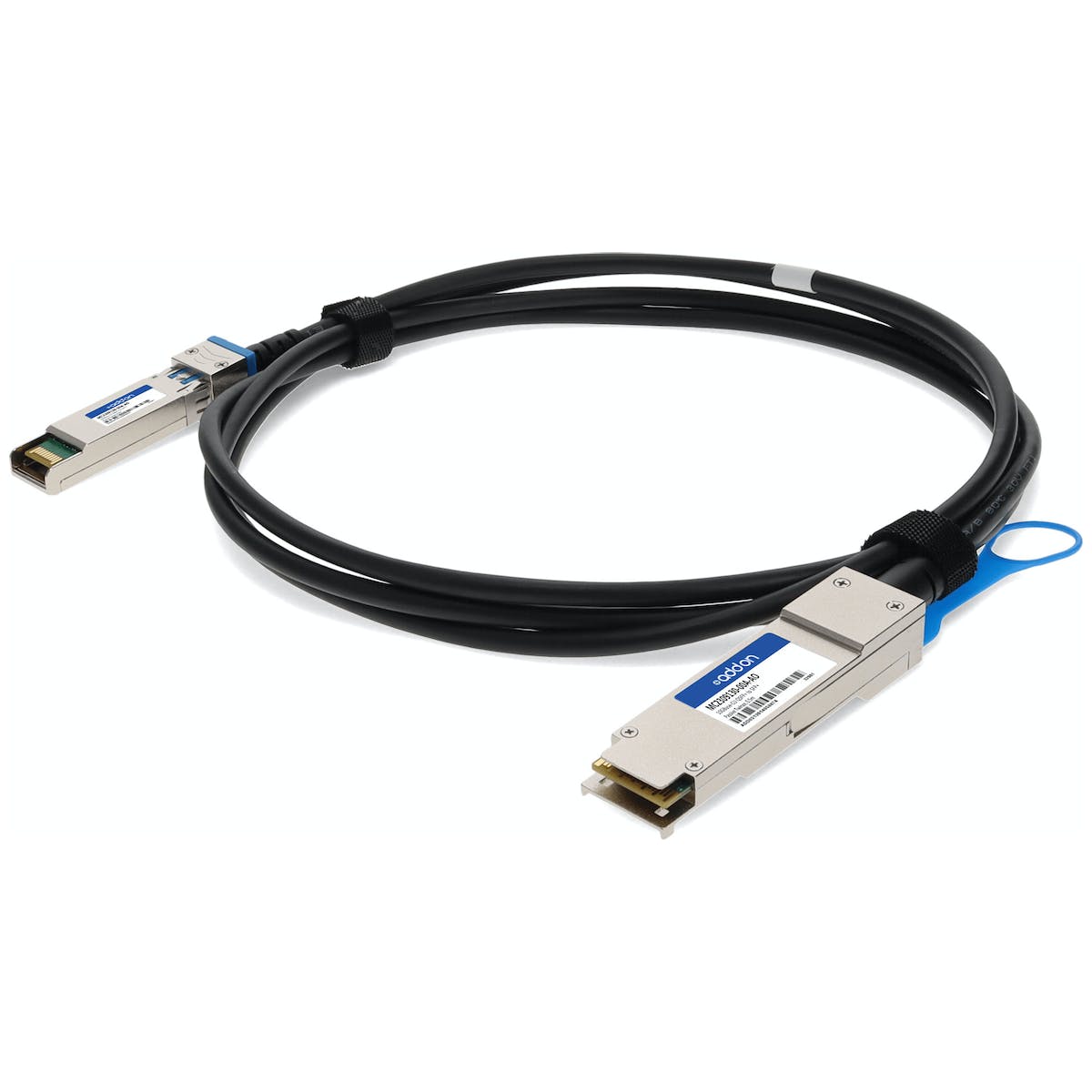 AddOn Mellanox MC2309130-00A Compatible TAA Compliant 10GBase-CU QSFP+ to SFP+ Direct Attach Cable (Passive Twinax, 0.5m) MC2309130-00A-AO