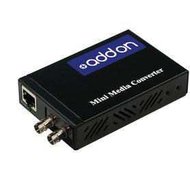 AddOn Networks 10/100Base-TX to 100Base-FX Mini Media Converter 2km | TecISoft ADD-FMCMN-FX-ST