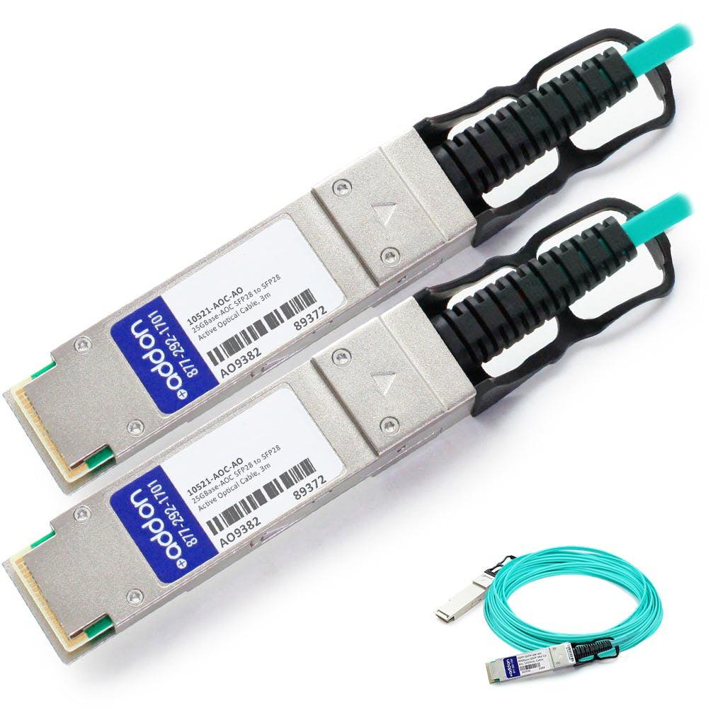 Addon Networks 10521-Aoc-Ao Infiniband Cable 3 M Sfp28 Cyan