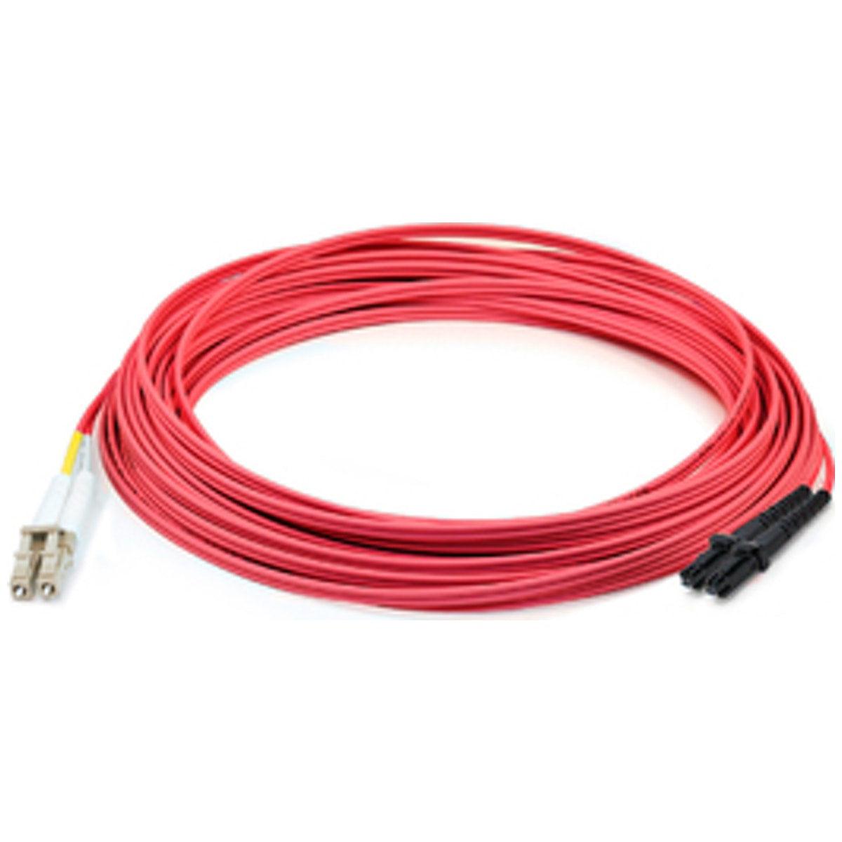 Addon Networks 3M Lc (Male) To Mt-Rj (Male) Red Om1 Duplex Fiber Ofnr (Riser-Rated) Taa Compliant Patch Cable