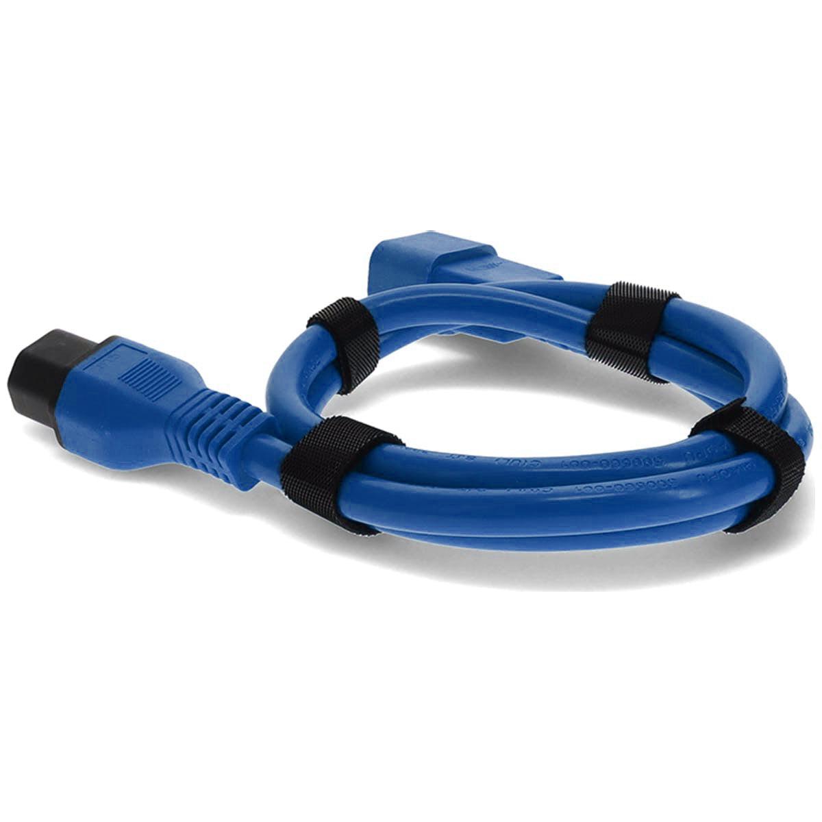 Addon Networks Add-515P2C1314Awg2Ftbe Power Cable Blue 0.61 M Nema 5-15P C13 Coupler